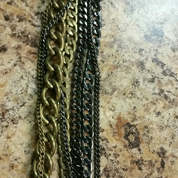 SOLD Multi chain necklace - Picture 3 of 4